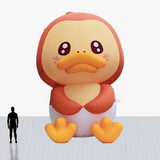 25 ft baby bird inflatable mascot personalized
