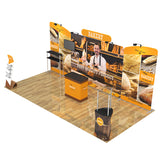10X20ft Custom Trade Show Booth H