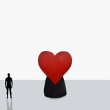 Custom 12 foot Shape Heart Inflatable with your company logo and colors