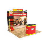10x10ft Custom Trade Show Booth 17