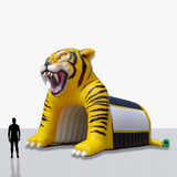 Custom 25 feet Inflatable Sports Tunnel with mascot