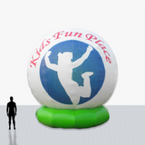 Custom 15 foot Snowball Shaped Inflatable with your company logo