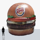 Custom 25 ft hamburger inflatable logo