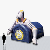 Custom 25 feet Inflatable Sports Tunnel with mascot