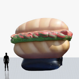 20 ft sandwich inflatable logo personalized