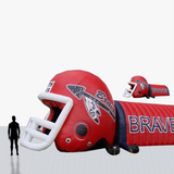Custom 16 foot Football Helmet Tunnel Inflatable with your company logo