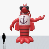 25 ft shrimp inflatable mascot to your specs