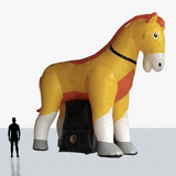 25 ft horse inflatable mascot personalized