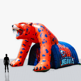 Custom 25 feet Inflatable Sports Tunnel with mascot