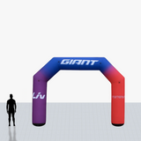 15 ft arch tricolor inflatable customized