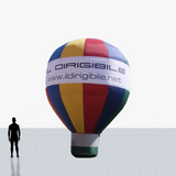 20 ft rainbow with a banner hot air inflatable customized