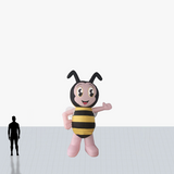 12 ft bee inflatable mascot to your specs