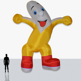 Custom 25 Foot Shaped Inflatable with company logo and colors