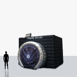 Custom 12 foot Camera Shaped Inflatable with company logo