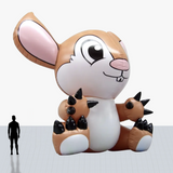25 ft chipmunk inflatable mascot customized