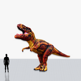 Custom 15 Foot Dinosaur Mascot Inflatable with company logo and colors