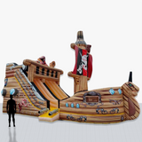 Custom 20 ft inflatable slides and obstacle