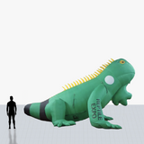 12 ft lizard inflatable mascot customized
