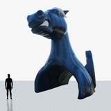 25 ft inflatable horse entrance to your specs