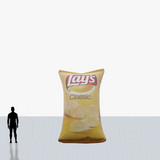 12 ft bag of chips inflatable with custom printed logo