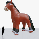 Custom 25 Foot Shaped Inflatable with company logo and colors