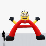 Custom 15 Foot Minion Arch Inflatable with your company logo