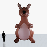 Custom 25 ft kangaroo inflatable mascot