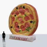 25 ft pizza inflatable customized