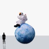 Custom 15 Foot Moon and Astronaut Inflatable with your company logo