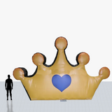 15 ft princess crown inflatable customized