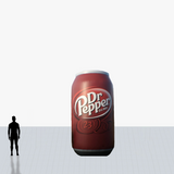 12 ft dr pepper can inflatable customized