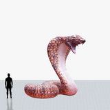 15 ft snake inflatable mascot personalized