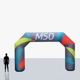 15 ft arch multicolor inflatable to your specs