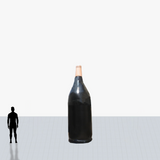 15 ft black bottle inflatable custom printed logo
