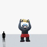 12 ft inflatable rooftop black gorilla to your specs