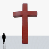 Custom 25 ft cross inflatable