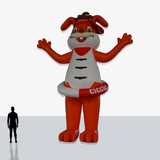 Custom 25 Foot Shaped Inflatable with company logo and colors