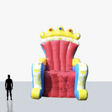 20 ft king throne inflatable personalized