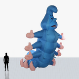 25 ft caterpillar inflatable mascot with your logo