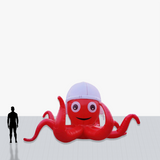 Custom 8 Foot Mascot Inflatable with company logo and colors