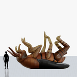 12 ft cockroach inflatable mascot customized