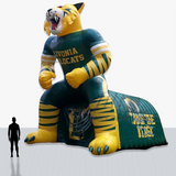 Custom 25 feet Inflatable Sports Tunnel with mascot