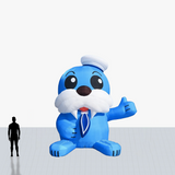 15 ft sea lion inflatable mascot customized