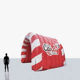 15 ft candy tunnel inflatable personalized