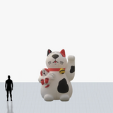 12 ft chinese cat inflatable with custom printed logo