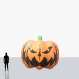 Custom 10 Foot Halloween Pumpkin Shaped Inflatable with company logo