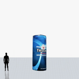 12 ft blue can inflatable customized