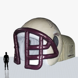 20 ft tunnel inflatable football helmet customized