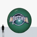 20 ft green sphere inflatable customized