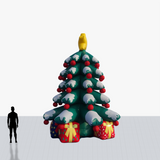 Custom 20 Foot Christmas Shaped Inflatable with company logo and colors